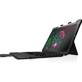 STM Goods Dux Bluetooth Keyboard Trackpad for iPad 10th Generation, Bluetooth Connected Keyboard - Rugged, Rubberized Drop Protection, Trackpad, Apple Pencil 1 or Logitech Crayon Storage - Black