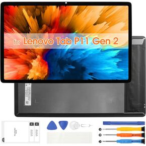 LCD Screen for Lenovo Tab P11 Gen 2/P11 2022 Screen Replacement TB350FU TB350XU TB350 LCD Display Touch Screen Digitizer Assembly with Repair Tools(Black,11.5 inch)