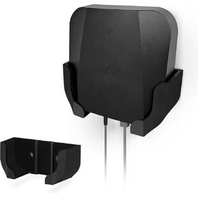 Wall Mount Compatible with Wyze PRO (AXE5400) Mesh Router Wi-Fi 6E Tri-Band, Easy to Install Holder Bracket, Reduce Interference & Clutter, Adhesive & Screw-in Mounting