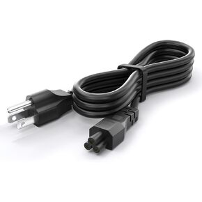 (2 Pack) 6FT(1.8m) Laptop Power Cable, 3 Prong Mickey Mous AC Power Cord for HP, Lenovo, Samsung, Acer, Dell, Asus, Toshiba Computer Notebook, Monitors, LG TV Vizio TV Power Cable Replacement