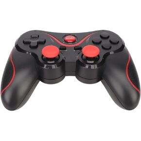 Yunseity X3 Gaming Controller for Mobile Phone TV CP VR, 2 Vibration Motors, 2 Connection Modes Plug and Play Gamepad Joystick with 4 Customized Keys, Battery Up to 8 Hours