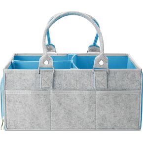 Mr. Pen- Baby Diaper Caddy Organizer, Blue Inside, Diaper Organizer, Car Diaper Caddy, Baby Caddy Organizer, Portable Diaper Caddy, Diaper Organizer for Changing Table, Baby Organizer for Nursery