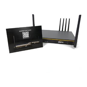 Peplink B One 5G - Gigabit Dual WAN Cellular WiFi Router for Wireless Internet - 1Gbps Throughput, Wi-Fi 6, Dual-Band, 4 LAN Ports, Supports 150 Users, Peplink App Setup