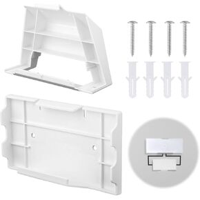 Mounting Bracket for Starlink Gen 3&V3, 2 in 1 Router Holder Wall Mount with Power Supply Brackets Mounting Kit WIFI Router Mount Shelf Stand for Router Power Supply Adapter Stability Wall Mount