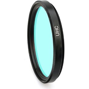 2 Inch UHC Filter, Ultra High Contrast Light Pollution Reduction Filter for Astronomical Telescope with Optical Glass Substrate and Coating, Portable Storage