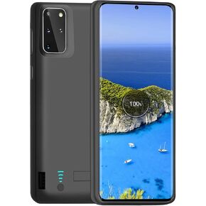 Battery Case for Samsung Galaxy S20+ Plus 5G, 6000mAh Rechargeable Extended Battery Charging Case, External Battery Charger Case, Add 100% Extra Juice (6.7 inch)