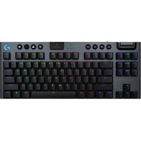 Logitech G915 X Lightspeed Low-Profile Wireless Gaming Keyboard, Double-Shot PBT Keycaps, Fully Programmable Keys, RGB Backlighting, Sleek Aluminum Finishing, GL Blue Clicky Switches - PC/Mac