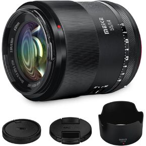 Meike 55mm F1.4 APS-C Auto Focus Prime Lens for Sony E Mount Mirrorless Cameras:A6400 A5000 A5100 A6000 A6100 A6300 A6500 A6600 A6700 ZV-E10,etc