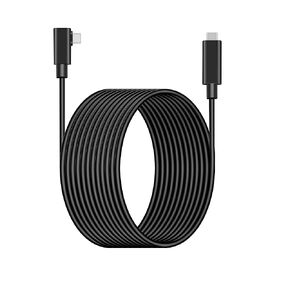 Link Cable 16FT for Meta Oculus Quest 3/Quest 2/Pro to PC VR, USB 3.1 Type C to C, Active Fiber Optic VR Link Cable for Charging while Playing PC Steam VR Games, High Speed Without Frame Drops