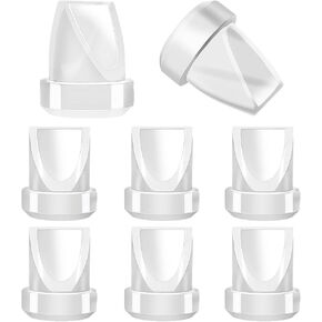 8pcs Duckbill Valves Compatible with Momcozy M5, Replacement Duckbill Pump Parts Accessories for M5 / V1/ V2 Pumps, Made by Tbuymax