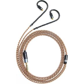 كابل سماعة أذن GUcraftsman MMCX Plug 6N أحادي كريستال نحاسي 2.5 مم/4.4 مم كابل ترقية سماعة الأذن لسماعات SE846 w60 w80 xelento Solaris Andromeda Atlas AK T9iE MkII (قابس 2.5 مم) in Kuwait