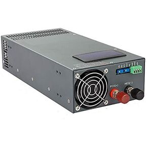 1500W AC-DC Converter Digital Display Current Voltage Adjustable Switch Regulated Power Supply DC 0-12V 0-100A for Computer Project, LED Strip Lights, 3D Printer