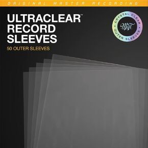 Mobile Fidelity Sound Lab - UltraClear Record Outer Sleeves (50pk, Crystal Clear) - MOFI MFSL