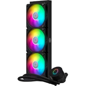 كولر ماستر ماستر ليكويد ML360L ARGB V2 مبرد سائل لوحدة المعالجة المركزية - أسود | دعم مقبس وحدة المعالجة المركزية Intel & AMD AM5، AM4، AM3 LGA1700، 1200، 2066، 1151 | مضخة الغرفة المزدوجة من الجيل الثالث | 360 ملم AIO ذات حلقة قريبة in Kuwait