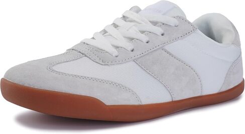 WHITIN Women's Wide Toe Box Barefoot Shoes | Suede Patchwork Design in Saudi Arabia