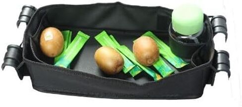 صينية الوجبات الخفيفة لعربة الأطفال من ليمون بيست لعربة Wonderfold W4 - وجبات خفيفة للأطفال والأنشطة، جوانب من الجلد الصناعي لوضع ألعاب الأطفال مقاومة للماء لتناول الطعام وسهلة التنظيف (سلسلة W4) in Kuwait