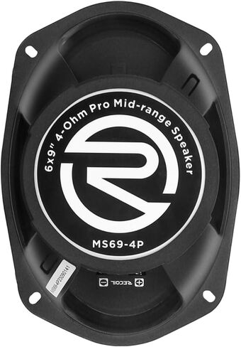 RECOIL MS69-4P مكبرات صوت سيارة متوسطة المدى مقاس 6 × 9 بوصة، 700 واط بحد أقصى 350 واط RMS 4Ohm 1.5 بوصة ملف صوتي Kapton عالي الجودة لملف صوت السيارة (زوج) in Kuwait