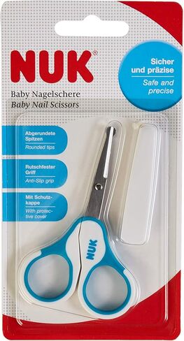 NUK Baby Nagelschere، sicher und präzise، blau، 1 Stück in Kuwait