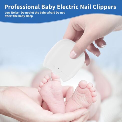 مقص أظافر كهربائي، سرعتان لتشذيب الأظافر الكهربائية الأوتوماتيكية للبالغين وكبار السن والأطفال الصغار مع ضوء LED، مقص أظافر كهربائي قابل لإعادة الشحن للرجال والنساء والأطفال، مقص أظافر كهربائي لأصابع القدم in Kuwait