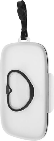 موزع مناديل لوكسشيني، حامل مناديل محمول للأطفال البالغين، قابل لإعادة الاستخدام، علبة مناديل مبللة للأطفال، غطاء على شكل قلب، حاوية مناديل قابلة لإعادة الملء للتنزه في الهواء الطلق in Kuwait