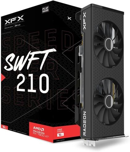 XFX Speedster SWFT210 Radeon RX 7800XT Gaming Graphics Card with 16GB GDDR6 HDMI 3xDP, AMD RDNA 3 RX-78TSWFTFP in Kuwait