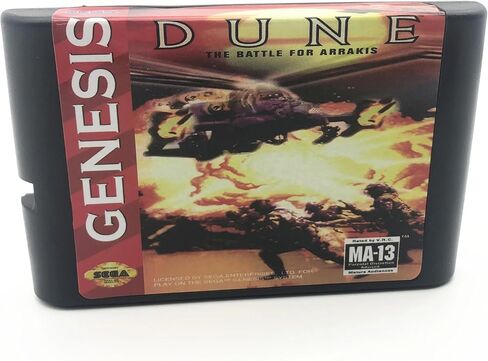 الكثبان الرملية معركة ل Arrakis 16 بت MD بطاقة الألعاب لخرطوشة وحدة التحكم لعبة فيديو سيجا ميغادريف نشأة in Saudi Arabia