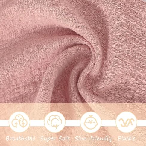 قطن موسلين عضوي للأطفال، بطانيات أمان للطفل المحبوب، أساسيات الطفل للجنسين محايدة، بحث في سجل الطفل، هدايا الأطفال حديثي الولادة للأولاد والبنات (أخضر) in Kuwait