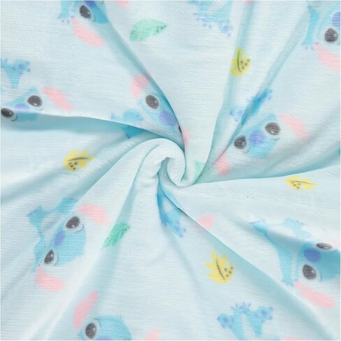 Disney Mickey Mouse, Minnie Mouse, Winnie The Pooh, Lilo and Stitch 2-Ply Infant Blanket - Soft Fleece with Polyfill - Cozy and Warm Baby Blanket for Baby Boys and Girls, 30x40 Inches in Saudi Arabia