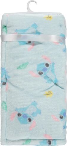Disney Mickey Mouse, Minnie Mouse, Winnie The Pooh, Lilo and Stitch 2-Ply Infant Blanket - Soft Fleece with Polyfill - Cozy and Warm Baby Blanket for Baby Boys and Girls, 30x40 Inches in Saudi Arabia