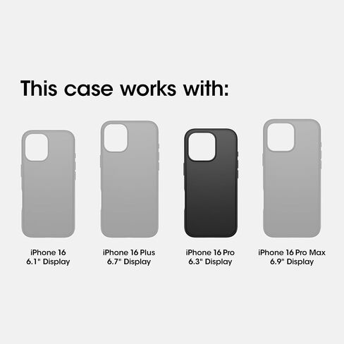 OtterBox iPhone 16 Pro Commuter Series Case - Black in Saudi Arabia