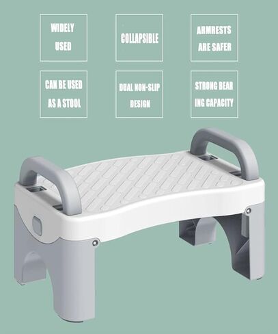 Kids Kitchen Step Stool for Toddlers, Step Stool Foldable, Toddlers Stool for Potty Training, Bathroom, Kitchen, Bedroom, Toy Room and Living Room in Saudi Arabia