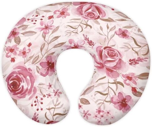 Blue Shark Print Nursing Pillow Cover for Baby Girl, 1 Pack Soft Removable Breast Feeding Pillow Cover, Cotton Nursing Pillow Cases Fit Standard Nursing Pillow in Saudi Arabia