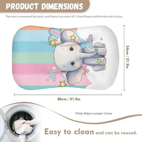 ZDCUSTOM Cartoon Elephant Print Stretch Fitted Bassinet Sheet Unisex Boys Girls Cradle Sheets Oval Rectangle Hourglass Bassinet Pad Bassinet Crib Sheets in Saudi Arabia