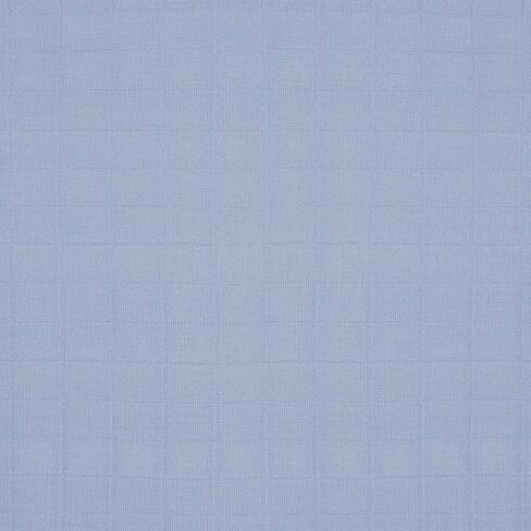 Babyletto 100% Organic Cotton All-Stages Midi Crib Sheet, GOTS-Certified, Fitted 360°, Ultra-Soft and Breathable Muslin - Dewdrop Blue in Saudi Arabia