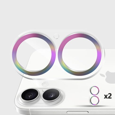 MONASAY Camera Lens Protector compatible for iPhone 16 Pro/iPhone 16 Pro Max[Strong Adhesion][Scratch Resistant] Full Coverage Matte Metal Tempered Glass Camera Cover Film, Black in Saudi Arabia