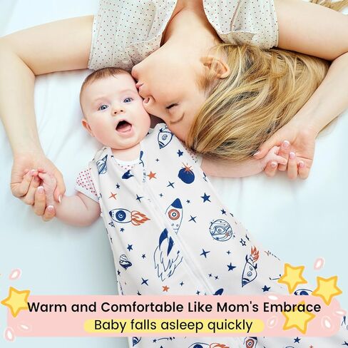 مجموعة من 3 أكياس نوم من الصوف الدقيق للأطفال من ديفيد من 0 إلى 6 أشهر، بطانيات ناعمة يمكن ارتداؤها للأطفال مع سحاب ثنائي الاتجاه، أكياس نوم مريحة للأطفال حديثي الولادة من الأولاد والبنات محايدة، مقاس صغير، ديناصور in Kuwait