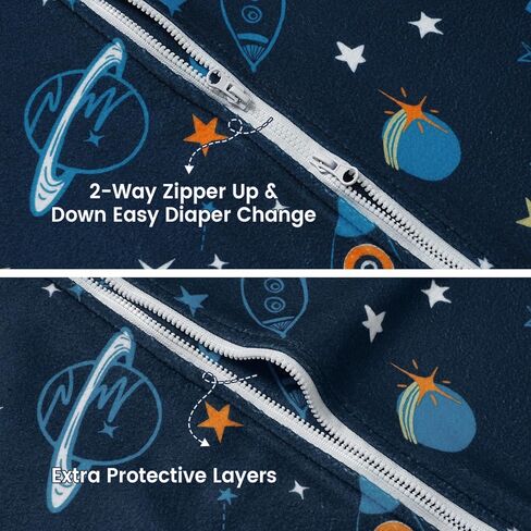 مجموعة من 3 أكياس نوم من الصوف الدقيق للأطفال من ديفيد من 0 إلى 6 أشهر، بطانيات ناعمة يمكن ارتداؤها للأطفال مع سحاب ثنائي الاتجاه، أكياس نوم مريحة للأطفال حديثي الولادة من الأولاد والبنات محايدة، مقاس صغير، ديناصور in Kuwait