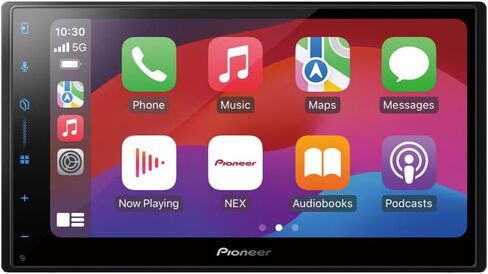 Pioneer DMH-W3000NEX 6.8" Double Din Multimedia Digital Media Receiver, Wireless Apple CarPlay and Android Auto, Bluetooth, Backup Camera Compatible, Touchscreen, One Touch Navigation in Saudi Arabia