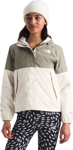 THE NORTH FACE Girls' Warm Storm Waterproof Rain Jacket, Pink Moss, X-Large in Saudi Arabia