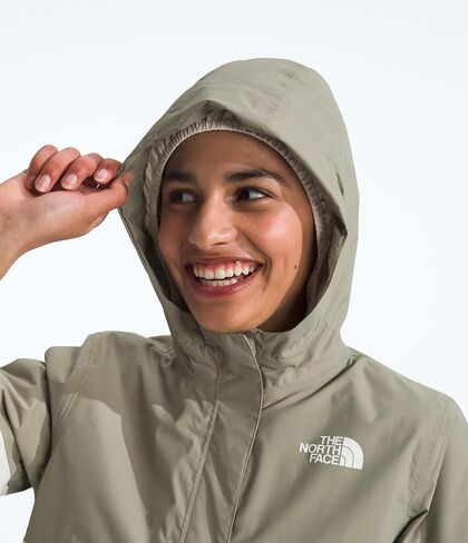 THE NORTH FACE Girls' Warm Storm Waterproof Rain Jacket, Pink Moss, X-Large in Saudi Arabia