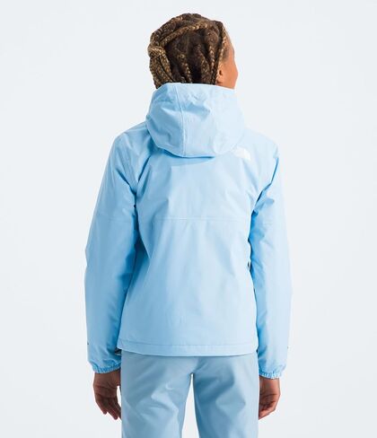 THE NORTH FACE Girls' Warm Storm Waterproof Rain Jacket, Pink Moss, X-Large in Saudi Arabia