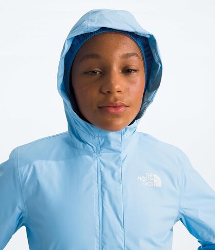 THE NORTH FACE Girls' Warm Storm Waterproof Rain Jacket, Pink Moss, X-Large in Saudi Arabia