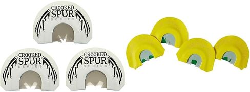 FOXPRO Ghost Spur Turkey Call Combo Pack White Includes 3 Diaphragm Mouth Calls in Saudi Arabia