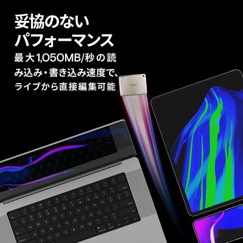 كروكيال X9 برو 1 تيرابايت USB 3.2 Gen 2 Type-C SSD خارجي محمول لأجهزة Apple Mac in Kuwait