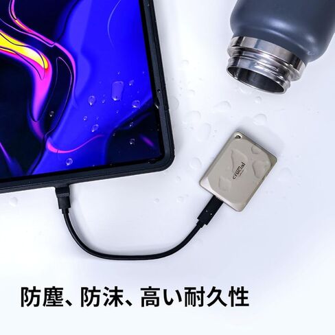 كروكيال X9 برو 1 تيرابايت USB 3.2 Gen 2 Type-C SSD خارجي محمول لأجهزة Apple Mac in Kuwait