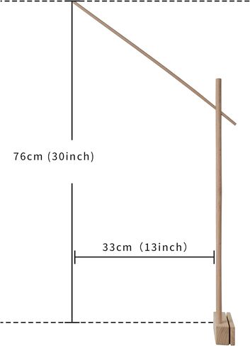 ذراع متنقل لسرير الأطفال، شماعة متنقلة طبيعية لسرير الأطفال، ذراع متنقل خشبي لسرير الأطفال in Kuwait