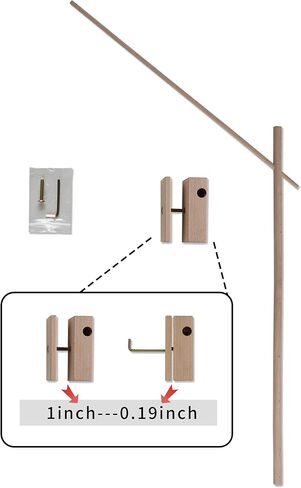 ذراع متنقل لسرير الأطفال، شماعة متنقلة طبيعية لسرير الأطفال، ذراع متنقل خشبي لسرير الأطفال in Kuwait