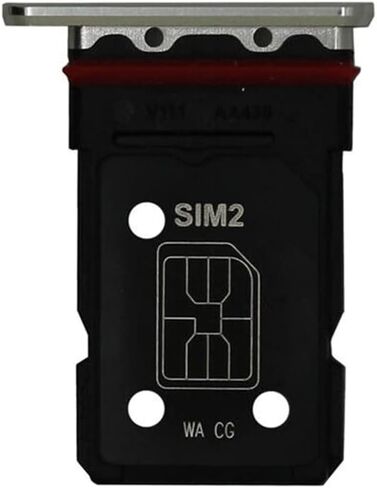 2X Dual Sim Card Tray Holder Slot Replacement Compatible with Oneplus 10 Pro 5G 6.7 Inch (Panda White) in Saudi Arabia