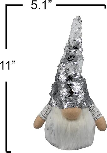 Admired By Nature ABN5D015-BLK, Halloween Plush Tomte Gnome Swedish, Scandinavian Style Decor, Dangle Leg Shelf sitters, Nordic Nisse Gnome, Home Décor, Black in Kuwait