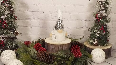 Admired By Nature ABN5D015-BLK, Halloween Plush Tomte Gnome Swedish, Scandinavian Style Decor, Dangle Leg Shelf sitters, Nordic Nisse Gnome, Home Décor, Black in Kuwait